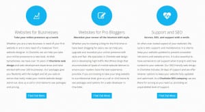 Web design in Charlotte NC