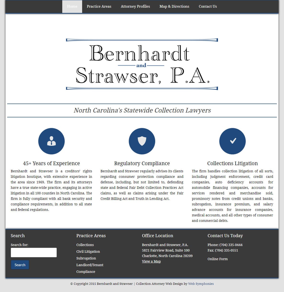 Law Firm Website Design Charlotte