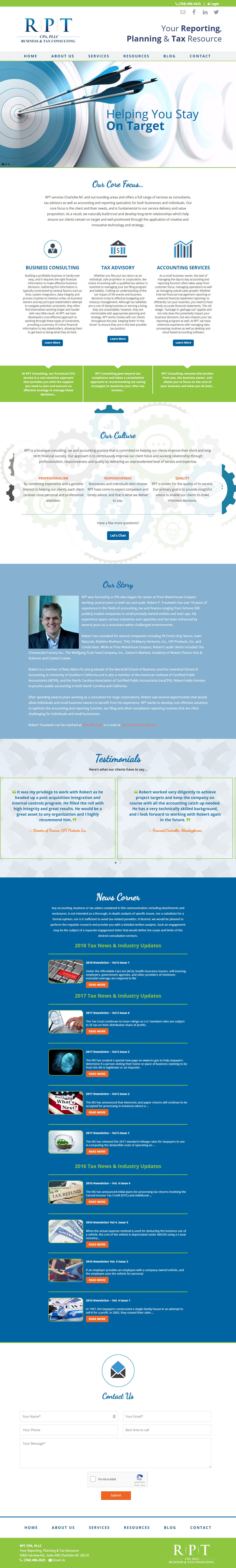 Accountant Website Development Charlotte
