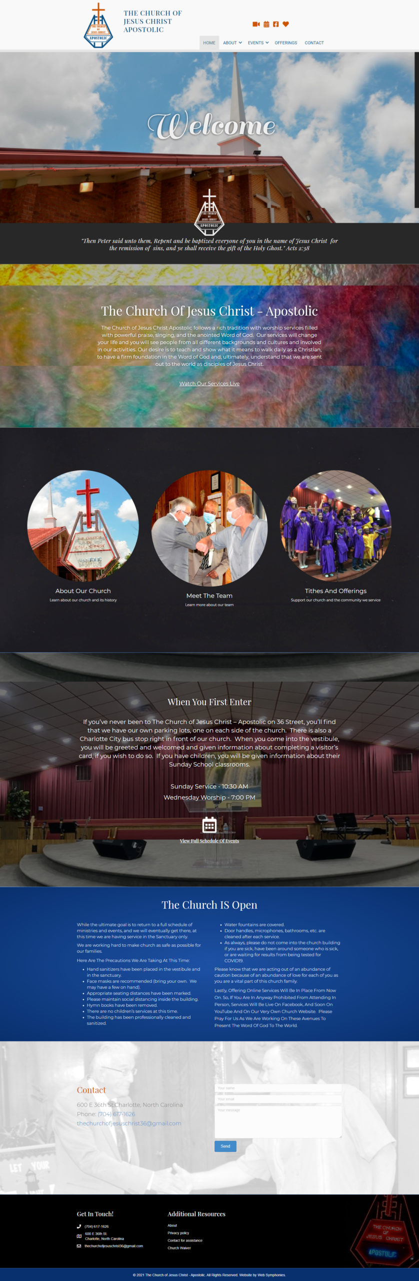 THE CHURCH OF JESUS CHRIST APOSTOLIC