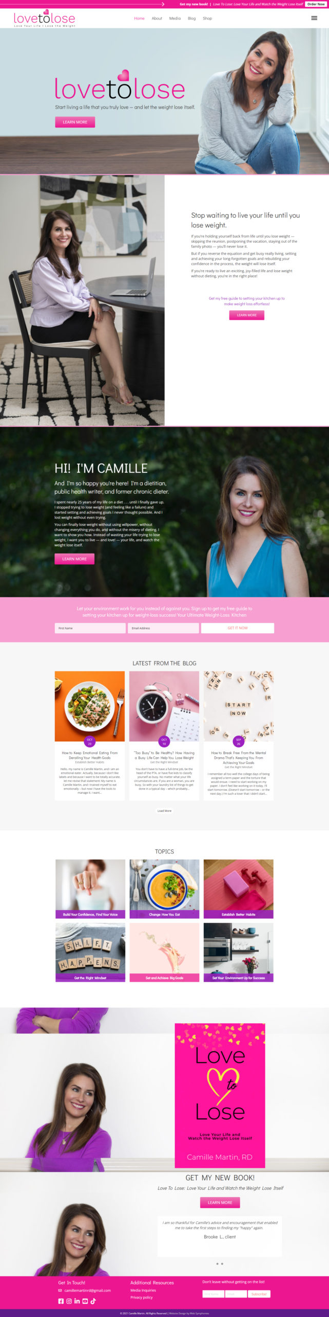 Love to Lose - Websites for Bloggers