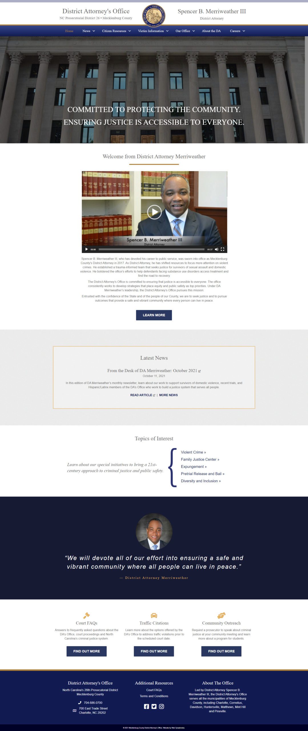 Charlotte Mecklenburg District Attorney's Office