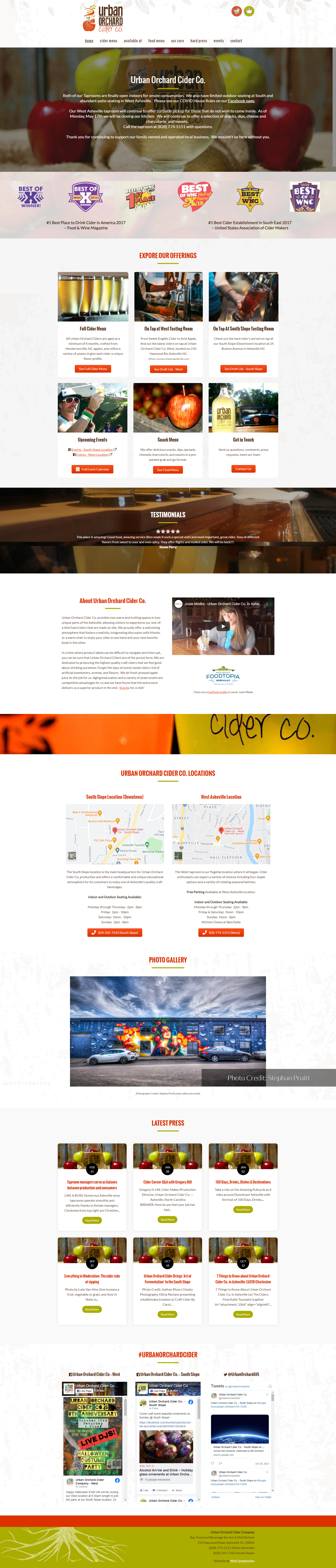 Urban Orchard Cider - Bar in Asheville, NC